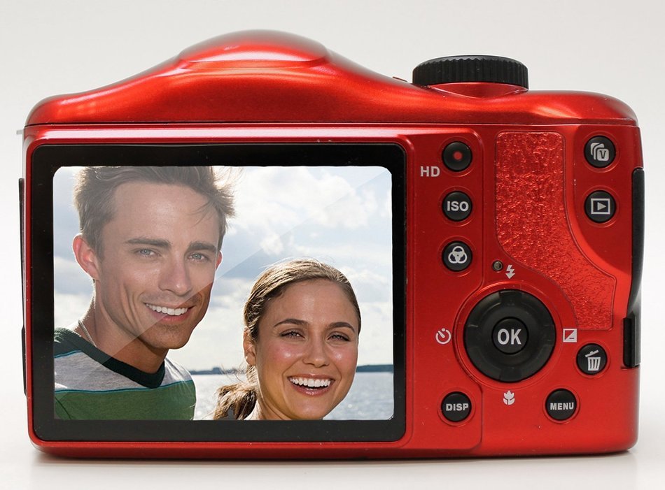 Polaroid IE1530W-RD-BX-FHUT 18 Digital Camera with 3-Inch LCD (Red) N2