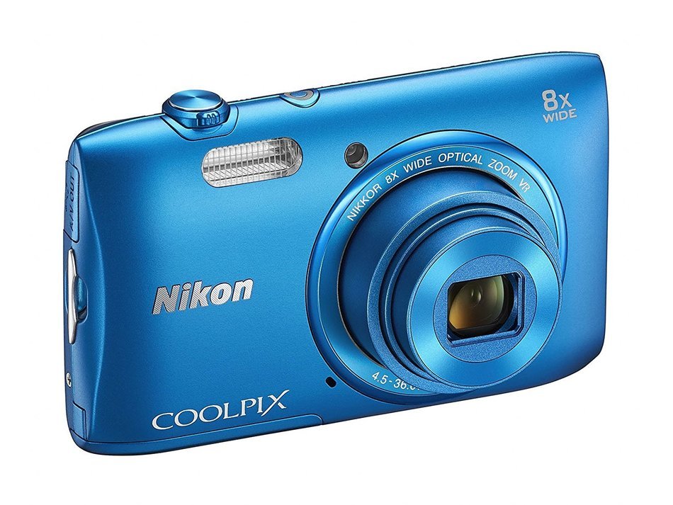 Nikon COOLPIX S3600 20.1 MP Digital Camera with 8x Zoom NIKKOR Lens and 720p HD Video (Red) (Discontinued by Manufacturer) N7