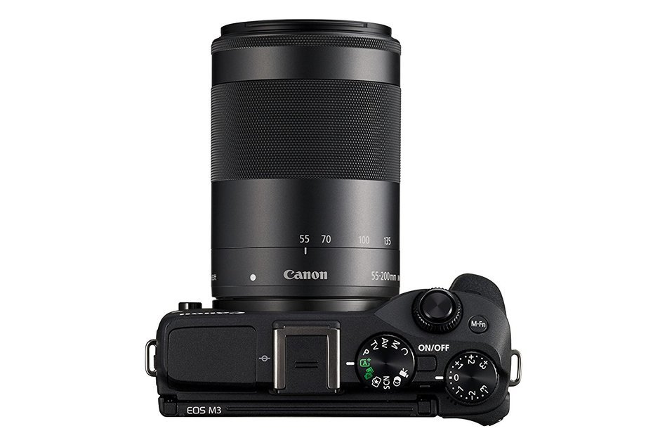 Canon EOS M3 Mirrorless Camera Kit with EF-M 18-55mm Image Stabilization (IS) STM and EF-M 55-200mm Image Stabilization... N18