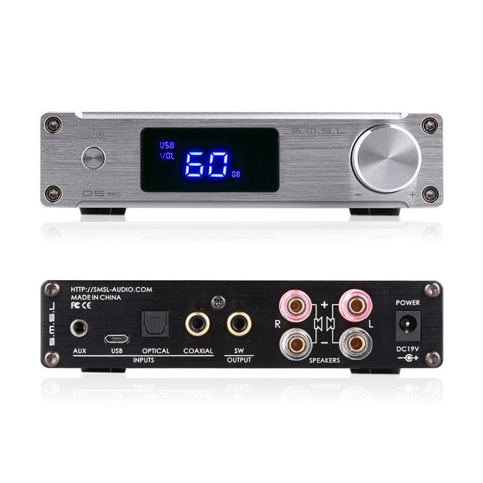 SMSL Q5 Pro(black) Audio Component Amplifier N12