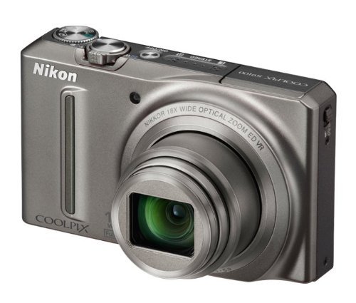 Nikon COOLPIX S9100 12.1 MP CMOS Digital Camera with 18x NIKKOR ED Wide-Angle Optical Zoom Lens and Full HD 1080p... N6