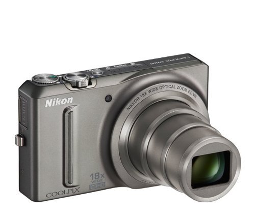 Nikon COOLPIX S9100 12.1 MP CMOS Digital Camera with 18x NIKKOR ED Wide ...