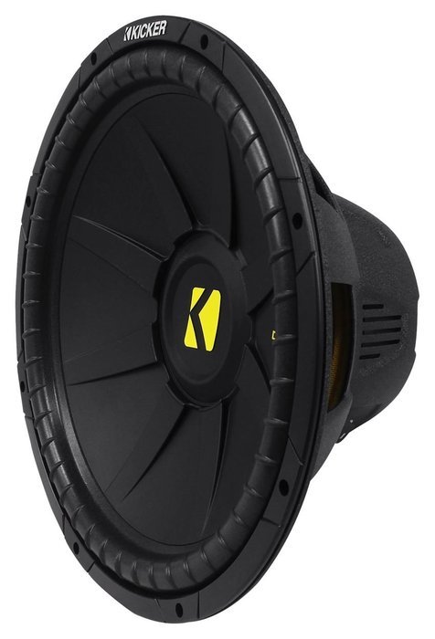 Kicker 40CWS154 CompS 15" 1200 Watt 2-Ohm Car Subwoofer+Vented Sub Enclosure Box