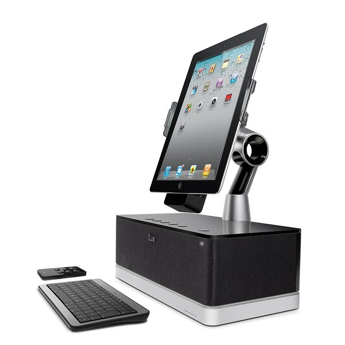 iLuv iMM517BLK WorkStation Pro Mobile SuperStation with Dock and Bluetooth Keyboard for Apple iPad, iPhone and...