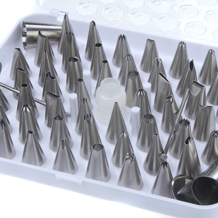 GigaMax(TM) Icing Piping Nozzles Tips Tool Set For Cake Puff Decorating Sugarcraft Pastry Cooking Tools Kitchen... N2