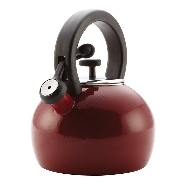 Paula Deen Signature Teakettles 2-Quart Whistling Kettle, Blueberry Speckle N4