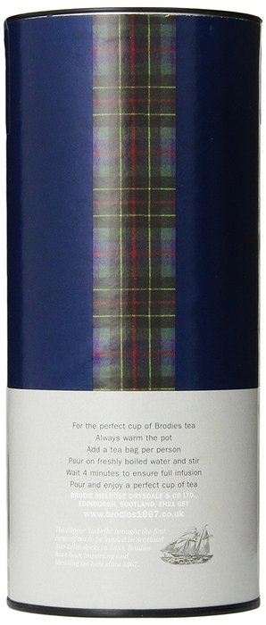 Brodies Tea, Scottish Teatime, 50 Count Tea Bags 4.4 Ounce N2