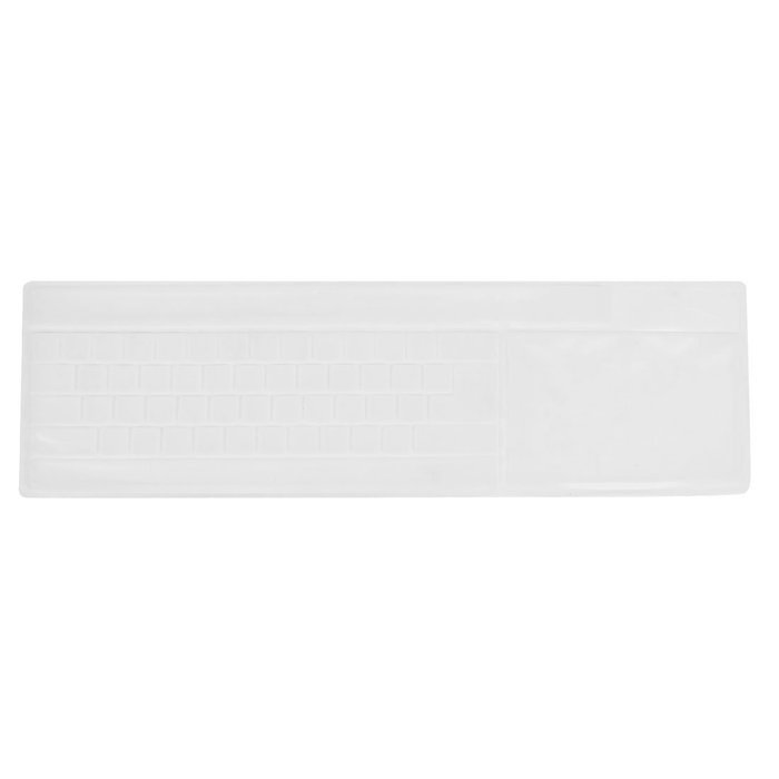 Solf Silicone Keyboard Protective Film Cover for Desktop PC White