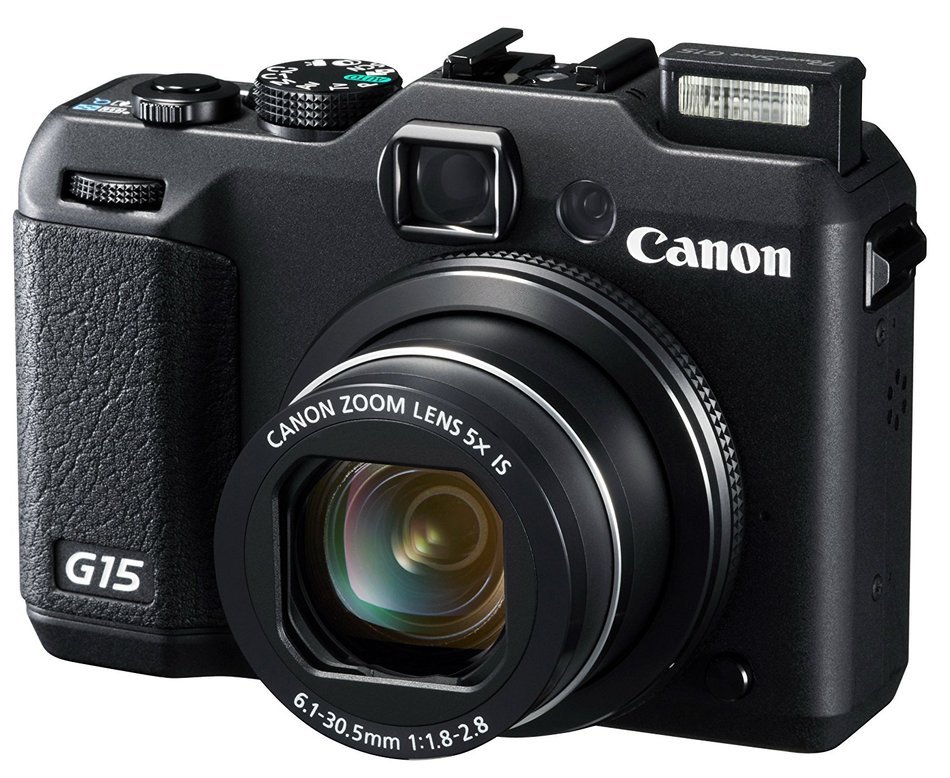 Canon Digital Camera PowerShot G15 12.1MP F1.8 5x Optical Zoom PSG15 - International Version