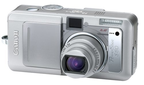 Canon Powershot S60 5MP Digital Camera with 3.6x Optical Zoom N5