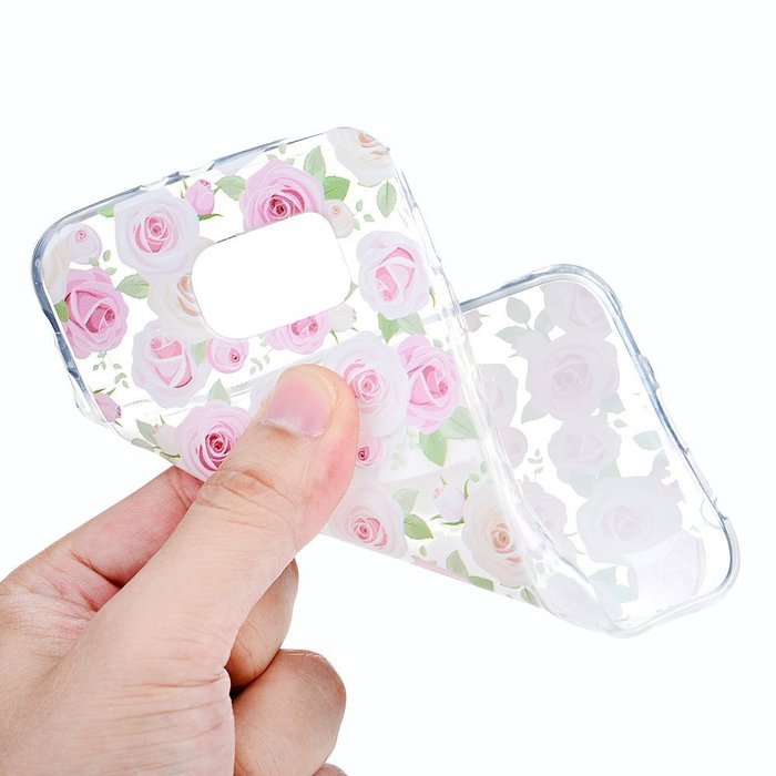 Galaxy S6 Case,Samsung Galaxy S6 Case - Shockproof Soft TPU Rubber Skin Bumper Case Transparent Crystal Clear... N37