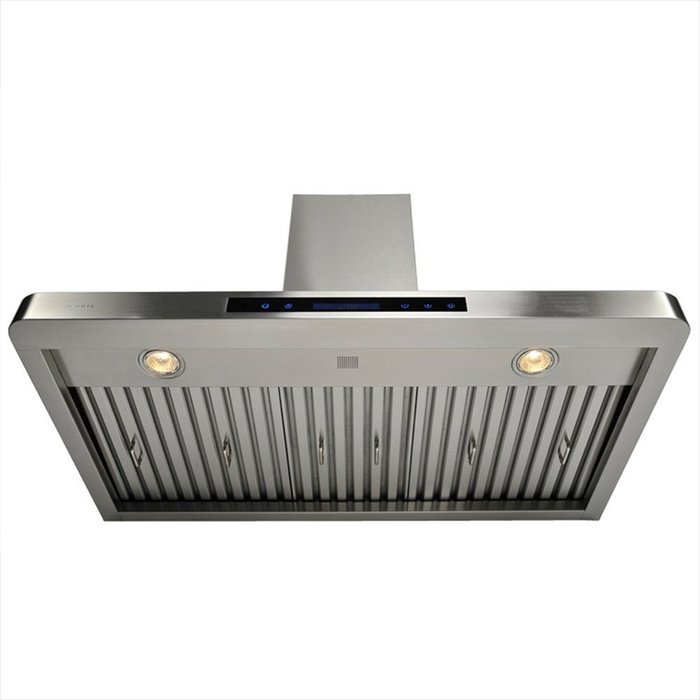 CAVALIERE 36" Wall Mounted Stainless Steel Kitchen Range Hood w/Remote Control 900 CFM AP238-PS31-36