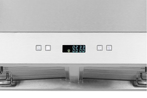 XtremeAir PX05-I36 Island Mount Range Hood with 900 CFM Baffle Filters/Grease Drain Tunnel, 36"