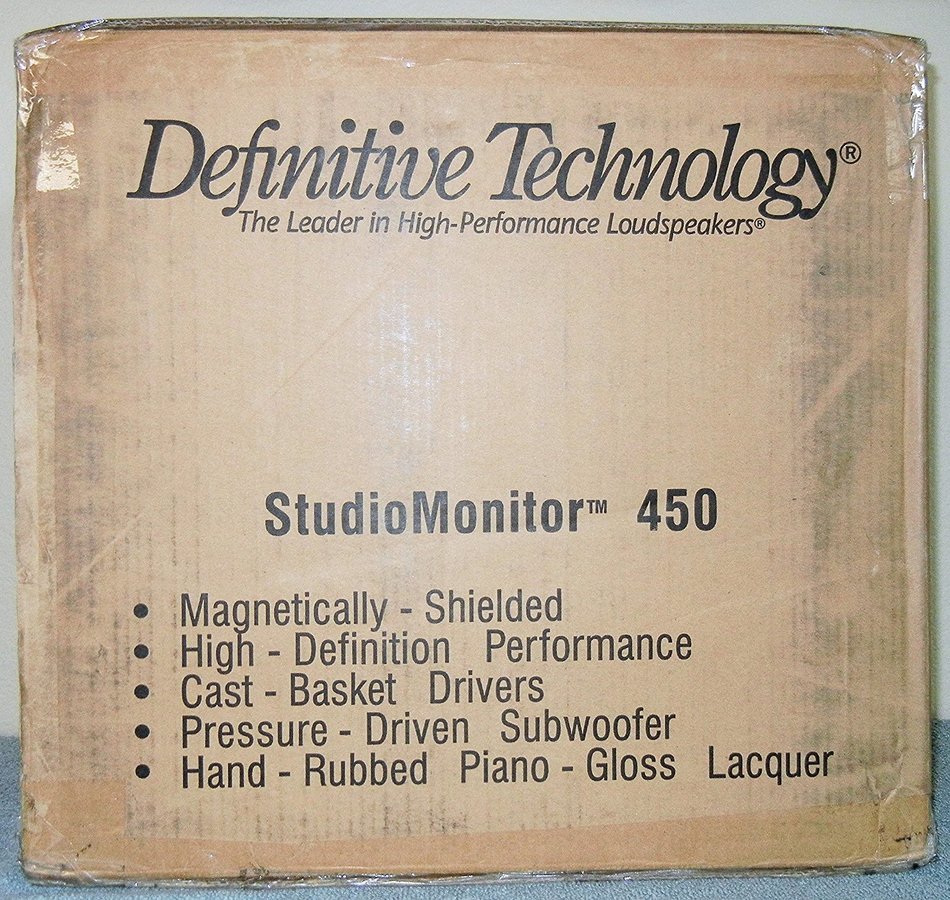 Definitive Technology StudioMonitor 450 Speakers (Pair, Black) (Discontinued by Manufacturer)