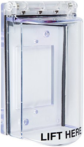 Safety Technology International STI-6518 Bopper Stopper with Spring Loaded Hinge - Clear Protective Cover by "...