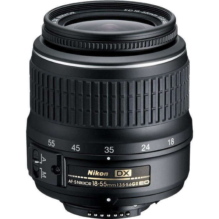 Nikon D5300 Digital SLR Camera & 18-55mm G DX II AF-S Zoom (Grey) with 55-200mm DX AF-S Lens + 32GB Card + Battery... N7