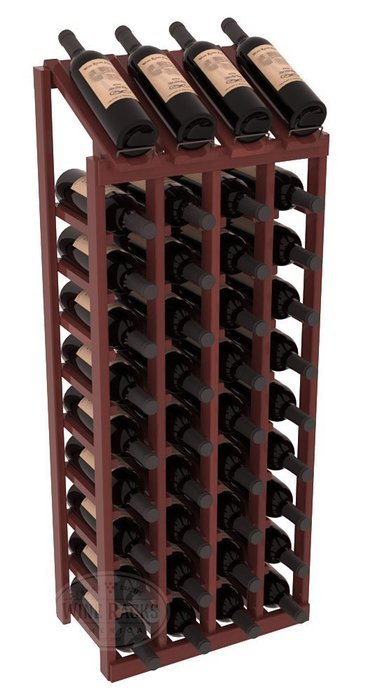 Wine Racks America Redwood 4 Column 10 Row Display Top Kit. 13 Stains to Choose From! N3