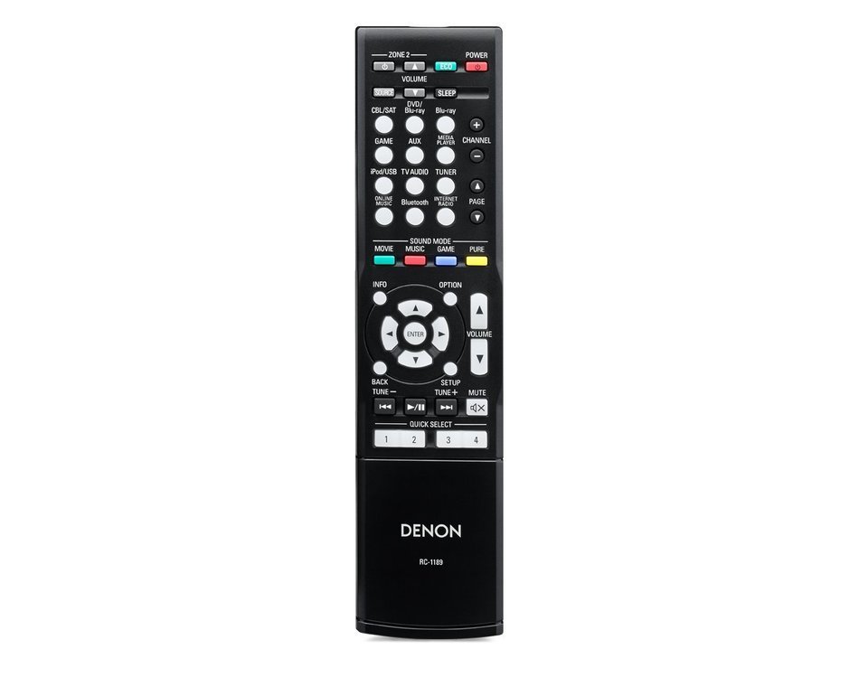 Denon AVR-X1100W 7.2 Channel Full 4K Ultra HD AV Receiver with Bluetooth and Wi-Fi (Discontinued by Manufacturer) N7