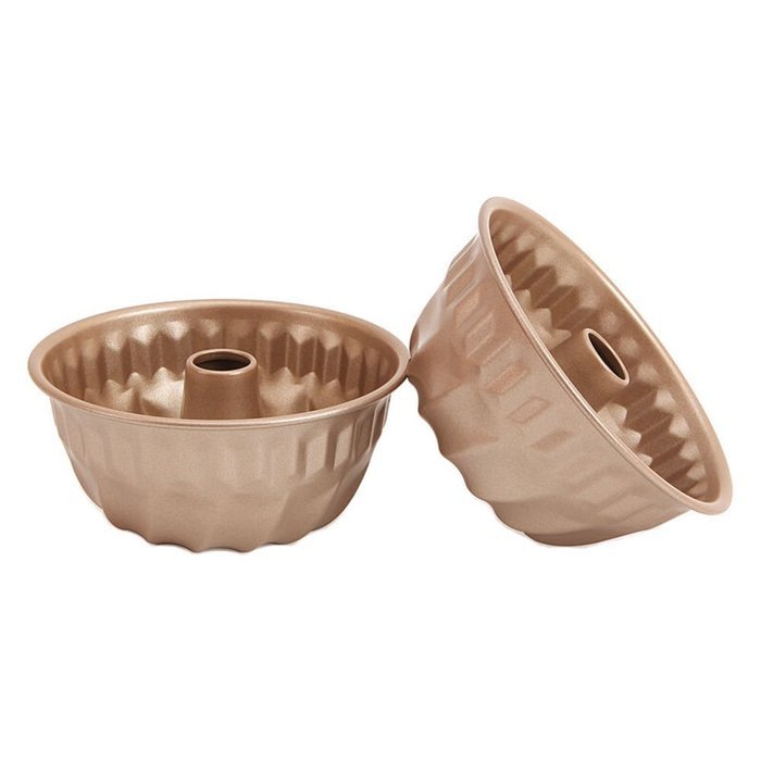 MyLifeUNIT 4 Inch Kugelhopf Mold, Non Stick Bundt Pan