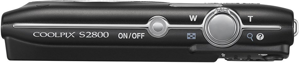 Nikon Coolpix S2800 20.1 MP Point & Shoot Digital Camera with 5X Optical Zoom International Version, Silver N9