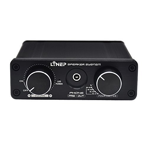 Generic A926 Four-In Two-Out Signal Amplifying Switcher(Black) N2