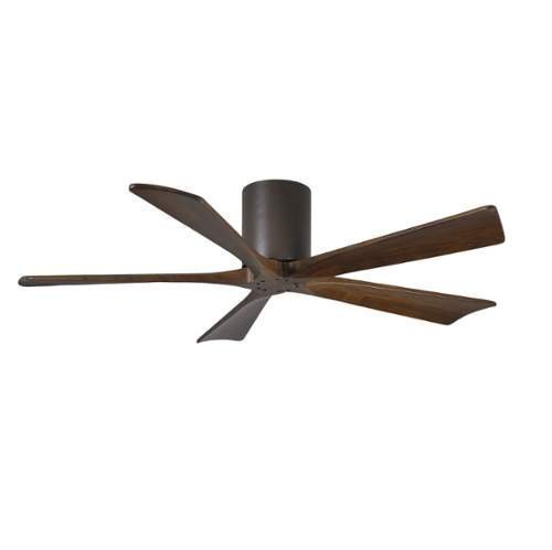 Matthews IR5H-TB-52, Irene Textured Bronze Flush Mount 52 Outdoor Ceiling Fan w/ Remote Ctrl by Matthews Fans