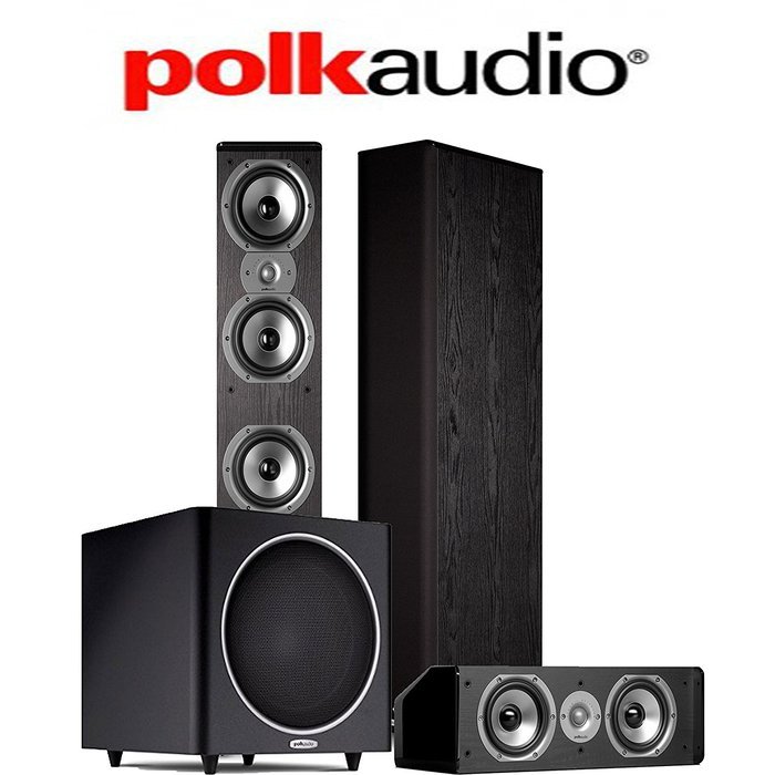 Polk Audio TSi 500 3.1 Home Theater Speaker Package (TSi 500 + CS10 + PSW110)