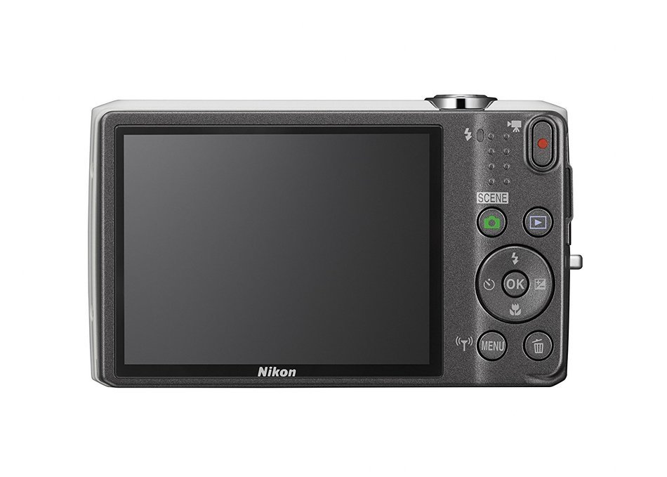 Nikon COOLPIX S6800 16 MP Wi-Fi CMOS Digital Camera with 12x Zoom NIKKOR Lens and 1080p HD Video (White) (Discontinued... N7