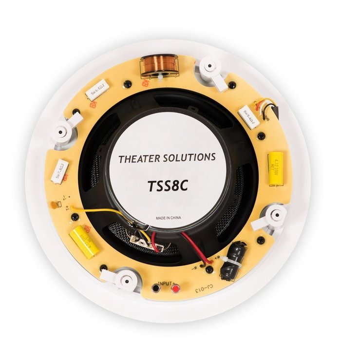 Theater Solutions TSS8C In Ceiling 8" Speakers Surround Sound Home Theater Deluxe 9 Pair Pack 9TSS8C N2