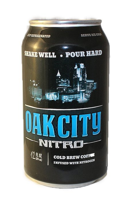 Oak City Nitro - Cold Brew Coffee, Infused with Nitrogen (Original, 4-Pack) N5