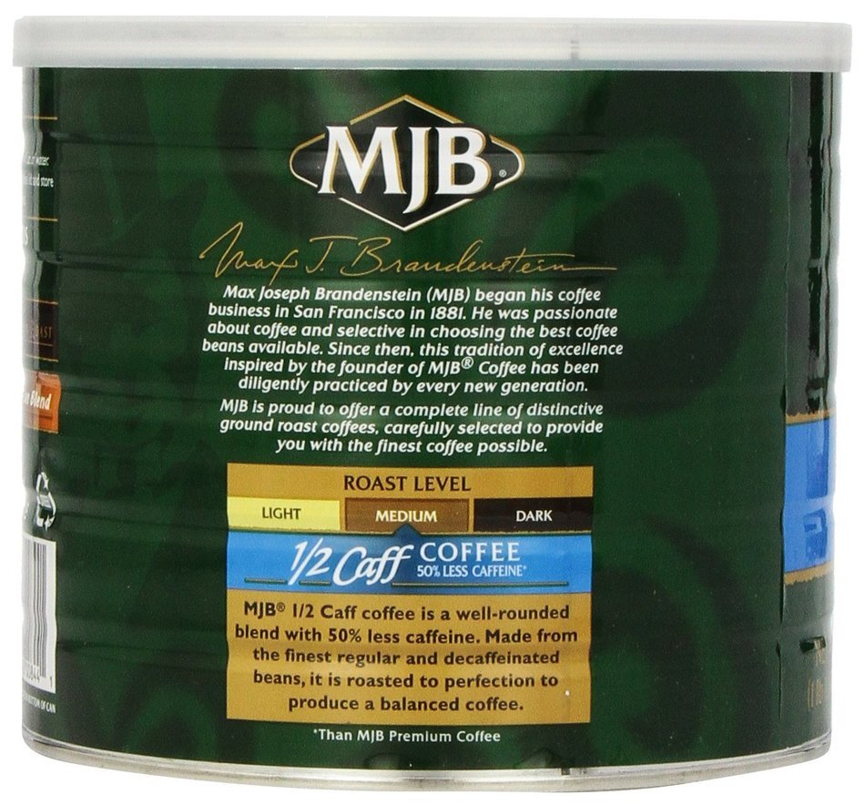 MJB Coffee 100% Colombian Ground, 23 Ounce N25
