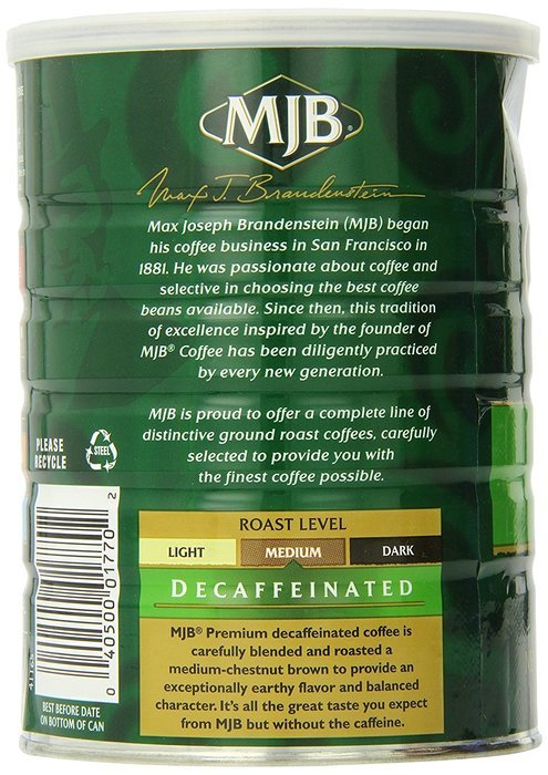MJB Coffee 100% Colombian Ground, 23 Ounce N31