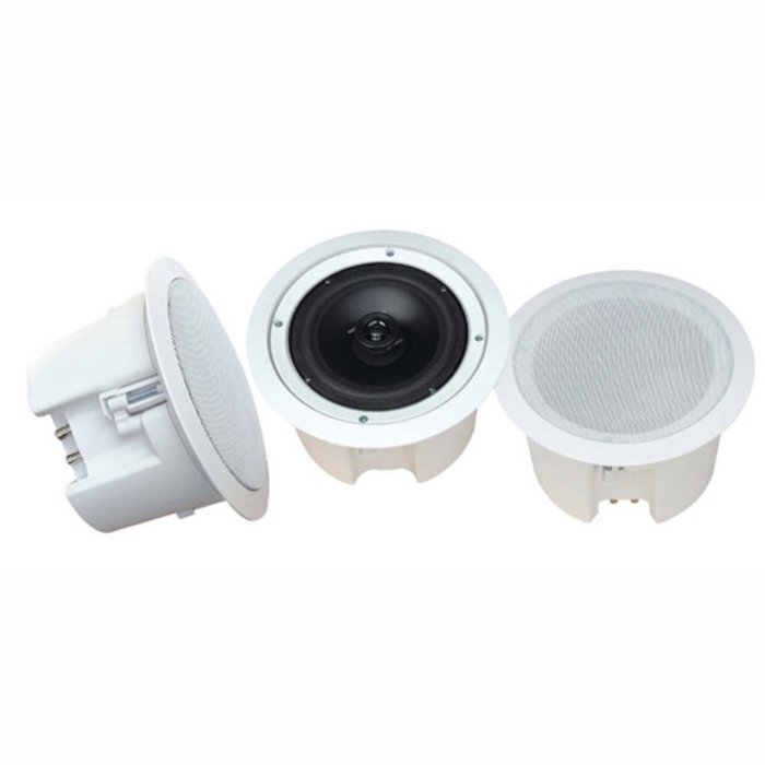 Pyle PDPC62 6.5 In-Ceiling Speaker System 2-Way W/White Flush Mount Enclosure Consumer Electronics