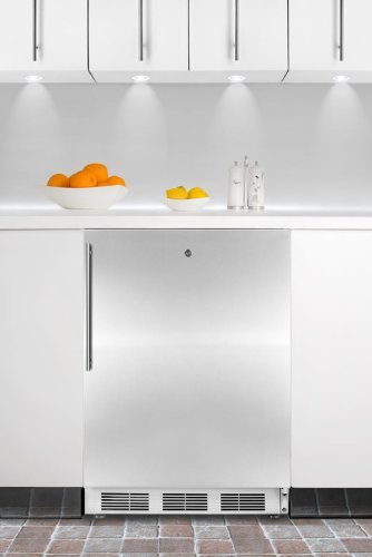 Summit VT65ML7BISSHVADA 24" Commercially Approved ADA Compliant Compact Freezer with 3.5 cu. ft. Capacity Fully...