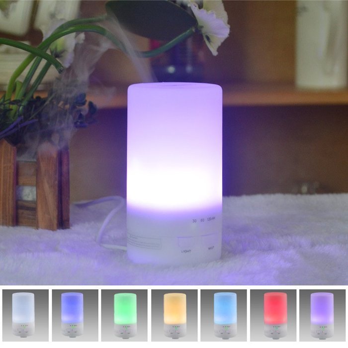 ACCENTORY Home Air Humidifier Aromatherapy Essential Oil Diffuser with 7 color changing models (150ml) N14