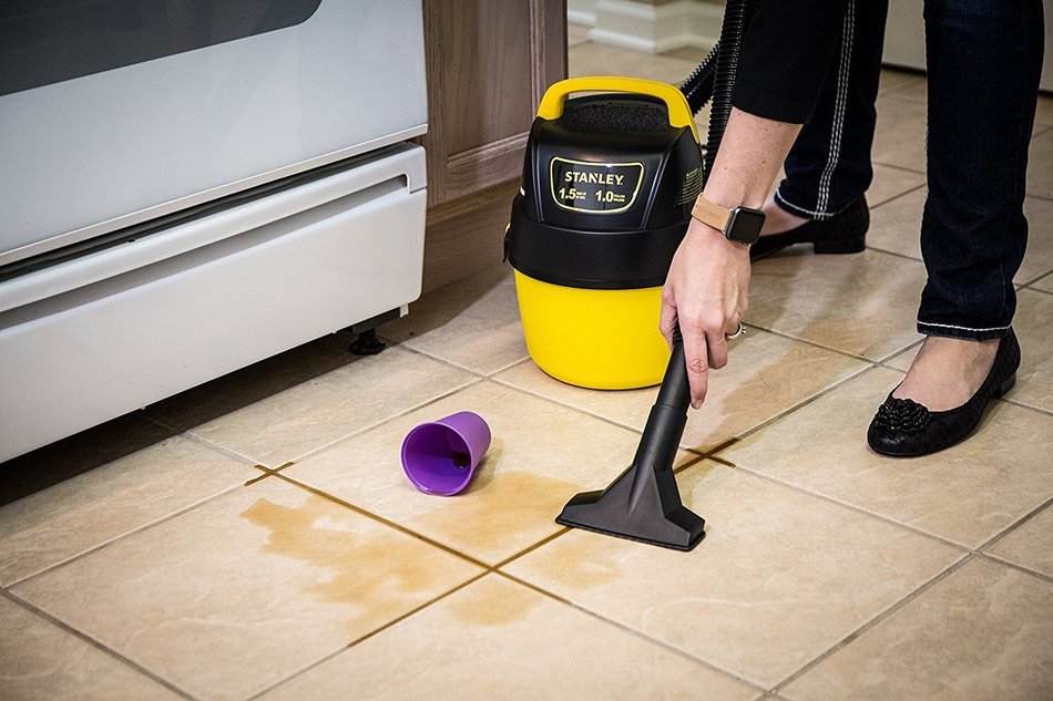 Stanley Wet/Dry Vacuum, 1 Gallon, 12-Volt DC N16