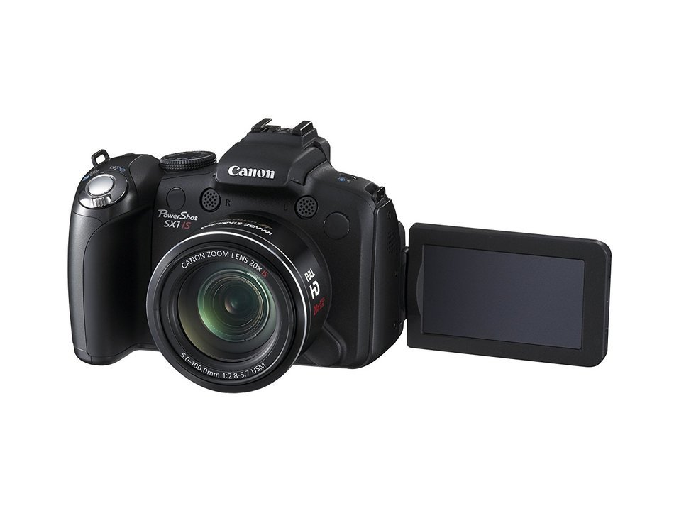 Canon PowerShot SX1IS 10 MP CMOS Digital Camera with 20x Wide Angle Optical Image Stabilized Zoom and 2.8-inch... N9