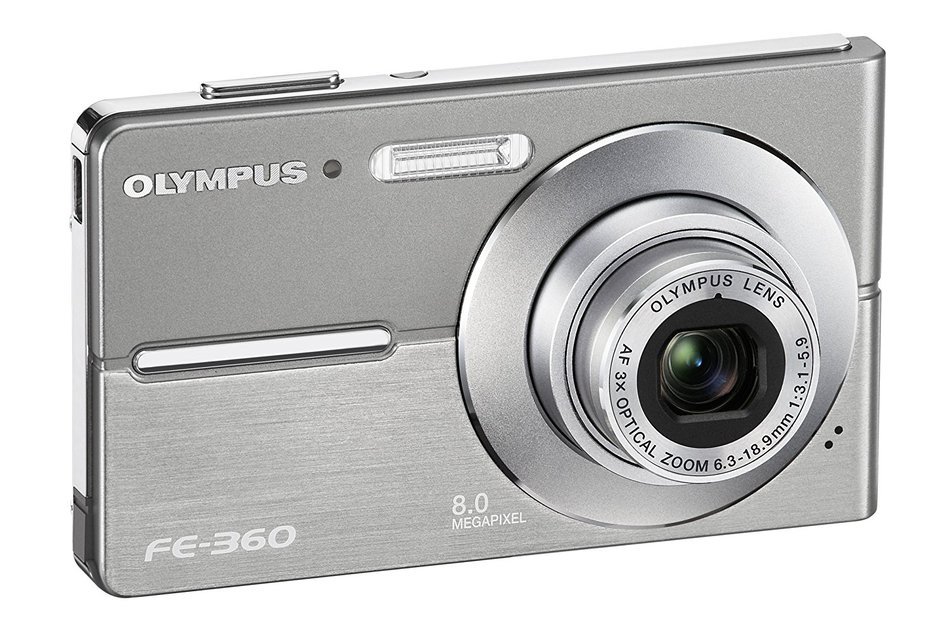 Olympus FE370 8MP Digital Camera with 5x Optical Dual Image Stabilized Zoom (Pink) N3