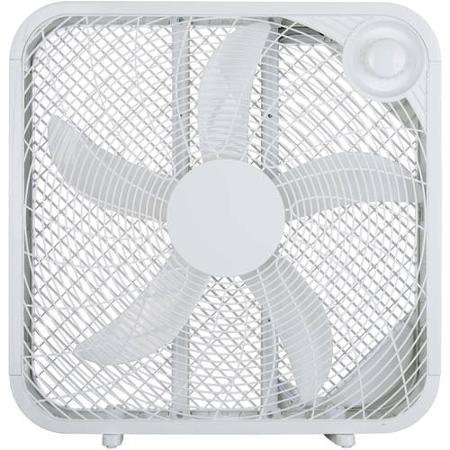 White 20" Box Fan is Perfect For Keeping you Cool
