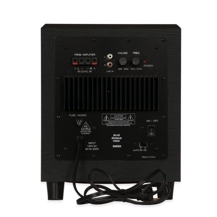 Blue Octave Home SW8D Subwoofer (Black)
