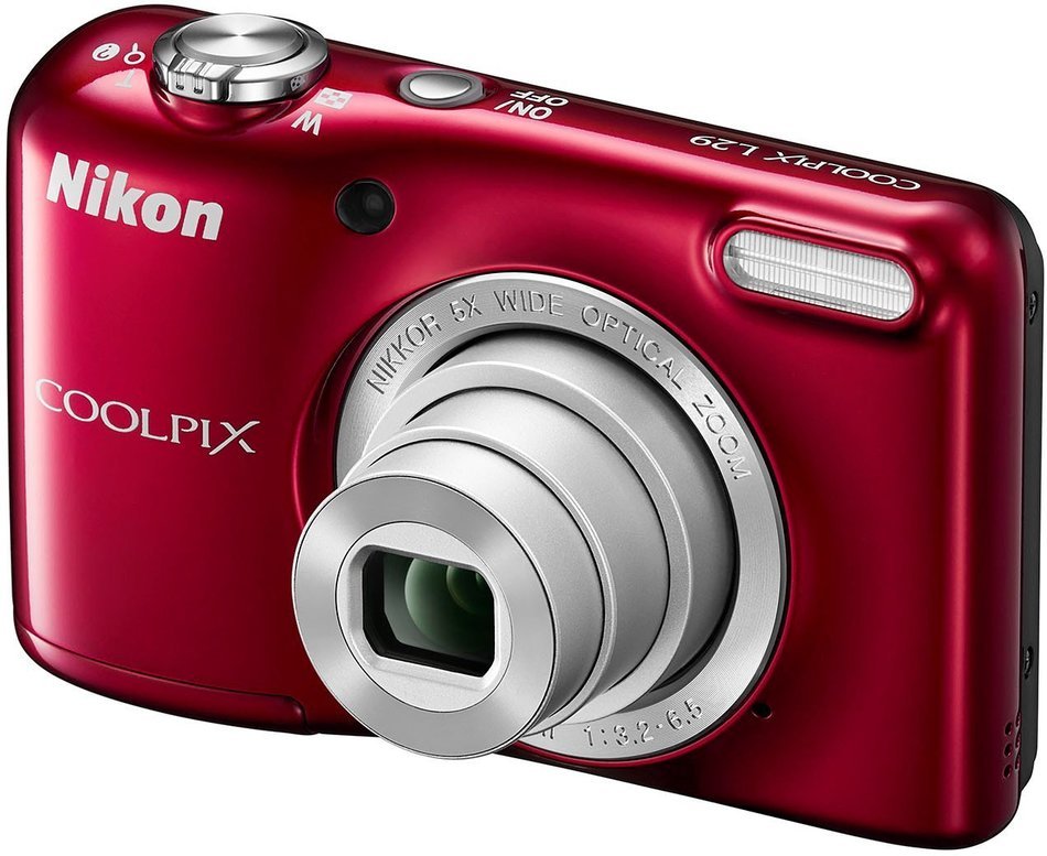 Nikon Coolpix L29 Digital Camera (Red) N3