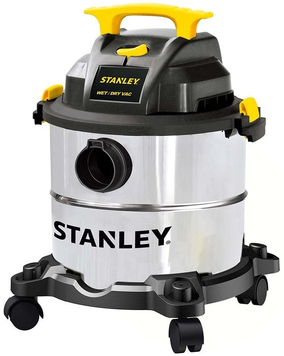 Stanley Wet/Dry Vacuum, 5 Gallon, 4 Horsepower, Stainless Steel Tank N10