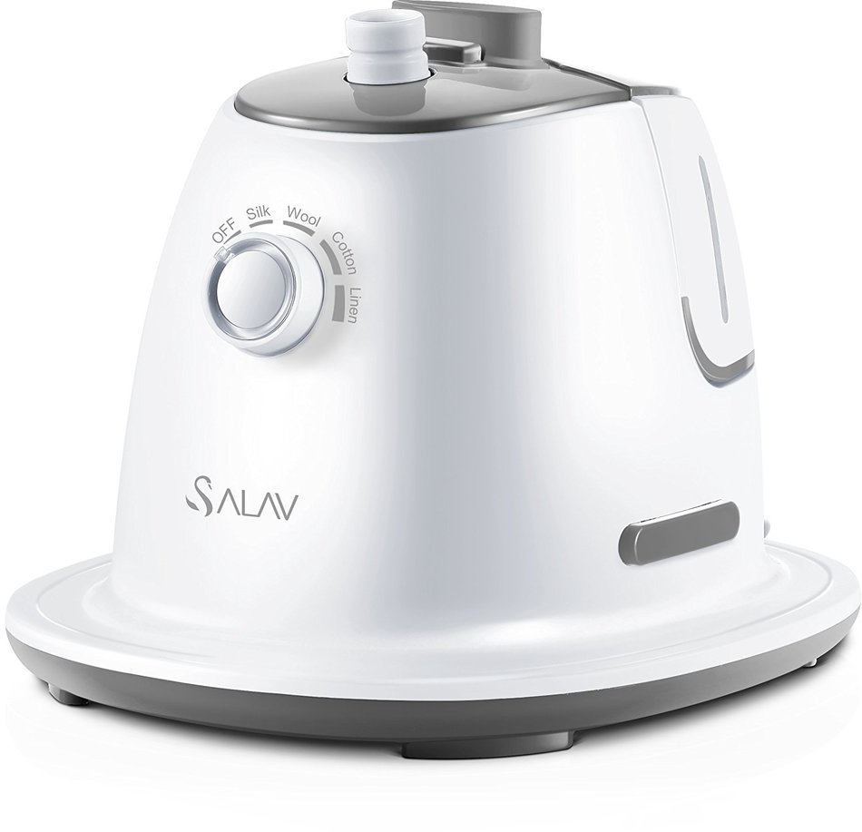SALAV Professional Series GS60-BJ Wide Bar Garment Steamer with 360 Degrees Swivel Hanger, 1500 W, Gray N12