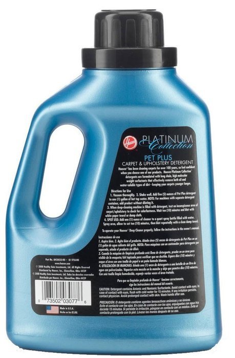Hoover Platinum Collection Pet Plus Carpet and Upholstery Detergent 50 oz, AH30035 N2