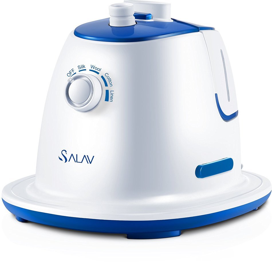 SALAV Professional Series GS60-BJ Wide Bar Garment Steamer with 360 Degrees Swivel Hanger, 1500 W, Gray N13