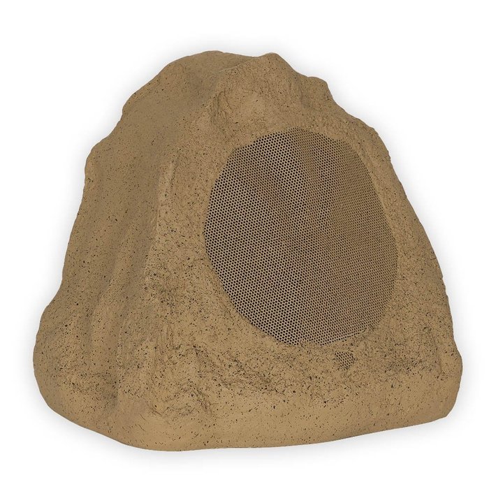 Theater Solutions 4R6S Outdoor Sandstone 6.5" Rock 4 Speaker Set with Wire for Yard Pool Spa Patio Garden N2