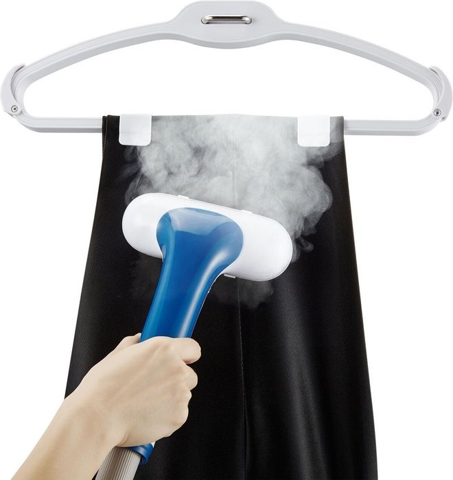 SALAV Professional Series GS60-BJ Wide Bar Garment Steamer with 360 Degrees Swivel Hanger, 1500 W, Gray N15