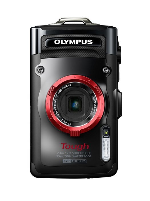 Olympus Stylus TG-2 iHS Digital Camera with 4x Optical Zoom and 3-Inch LCD (Red) (Old Model) N9