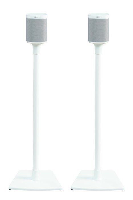Sanus WSS2 Speaker Stands for SONOS PLAY 1 and PLAY 3 Speakers (White Pair)