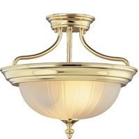 BOSTON HARBOR RF-SF-008-PB 2 Light Ceiling Fixture, Brass by Boston Harbor